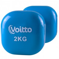 Гантель для фитнеса виниловая квадратная Voitto 2 кг